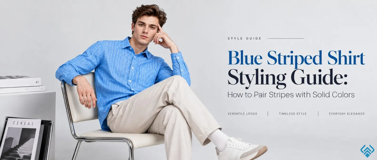 Blue Striped Shirt Styling Guide: How to Pair Stripes with Solid Colors