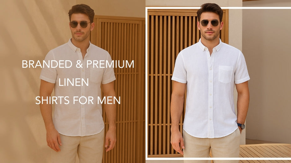 Branded & Premium Linen Shirts for Men
