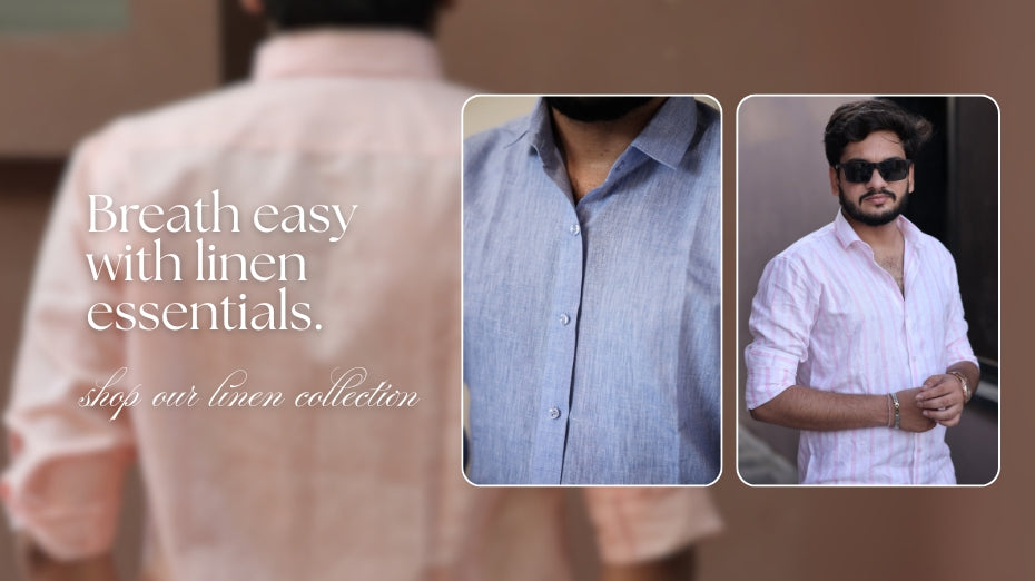 Premium Men’s Linen Clothing – 100% Pure Online