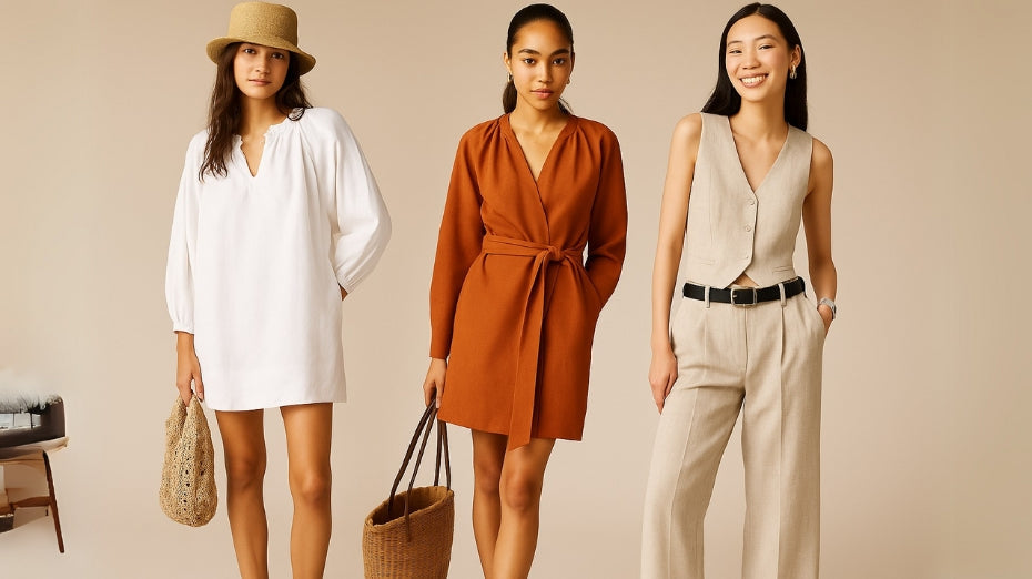Versatile Day to Night Outfits in Linen Clothing Linen Wear Versatile Day to Night Outfits in Linen Clothing Linen Wear