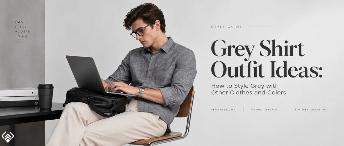Grey Shirt Outfit Ideas: How to Style Grey with Other Clothes and Colors