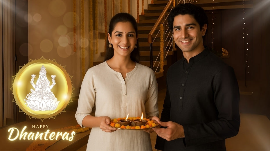 Celebrate Dhanteras in Style with Pure Linen Elegance