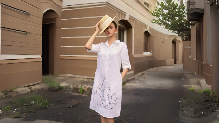 Linen Dresses to Float Through The Heat Wave