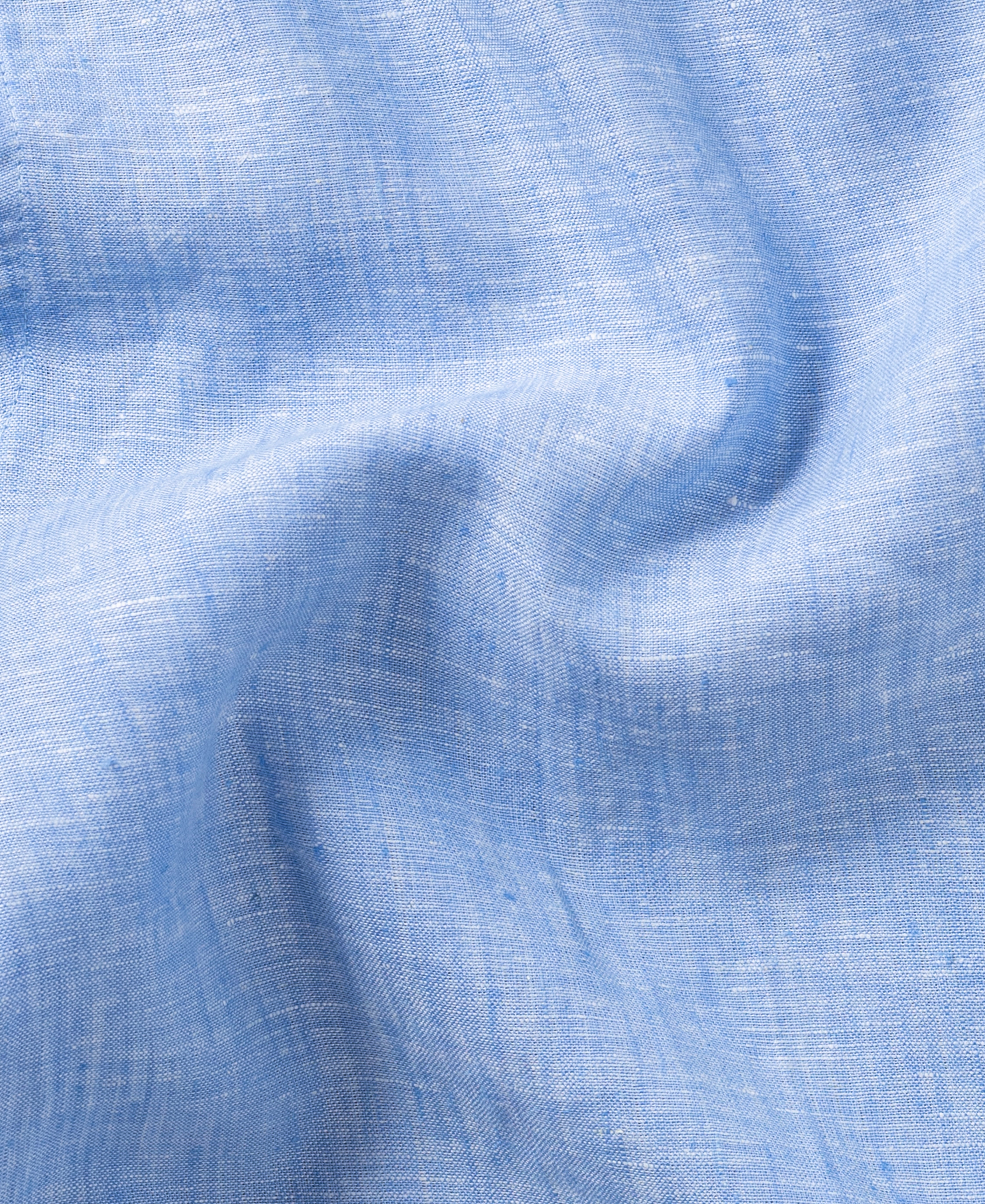 Regular Fit Blue Horizon Pure Linen Airy Shirt