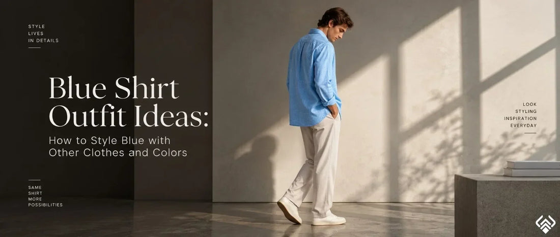 Blue Shirt Outfit Ideas: How to Style Blue with Other Clothes and Colors