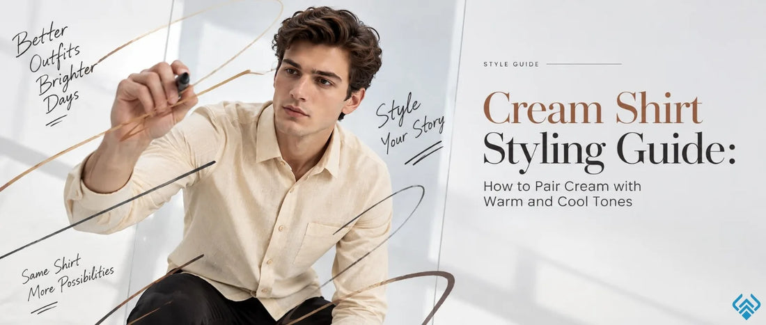 Cream Shirt Styling Guide: How to Pair Cream with Warm and Cool Tones