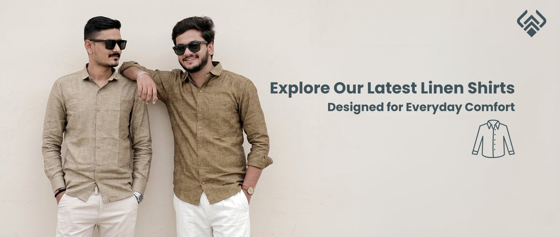 explore our latest linen shirts designed for everyday comfort and easy everyday style