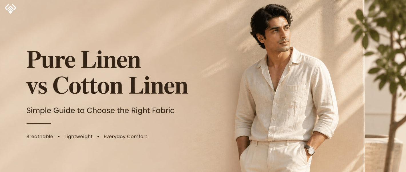 Difference Between Pure Linen and Cotton Linen Shirts Explained Simply