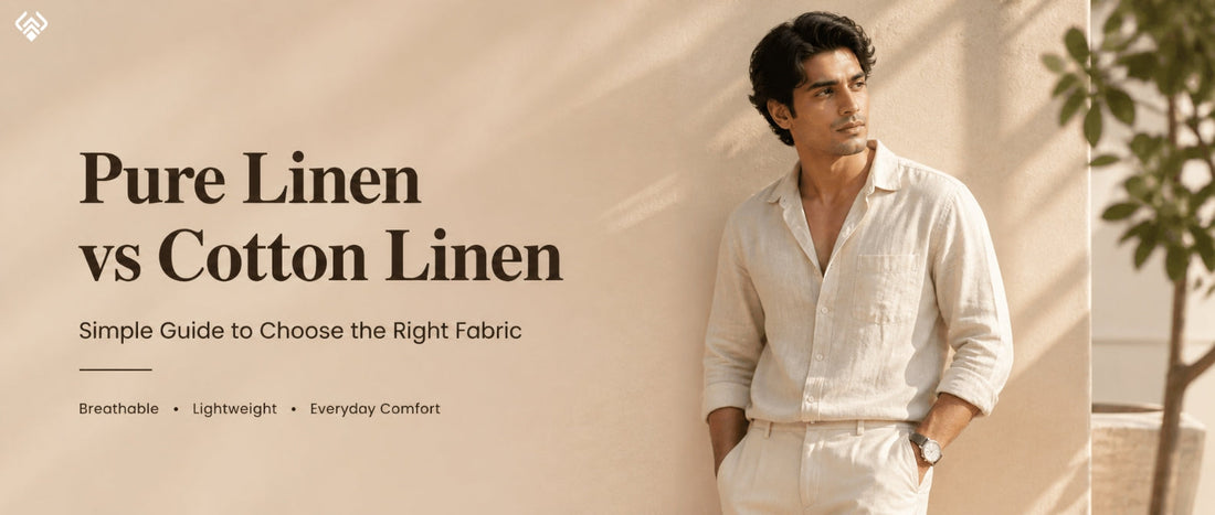 Difference Between Pure Linen and Cotton Linen Shirts Explained Simply