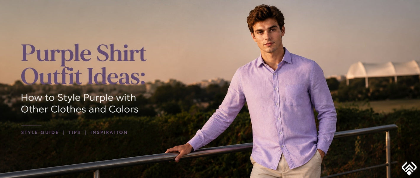 Purple Shirt Outfit Ideas: How to Style Purple with Other Clothes and Colors