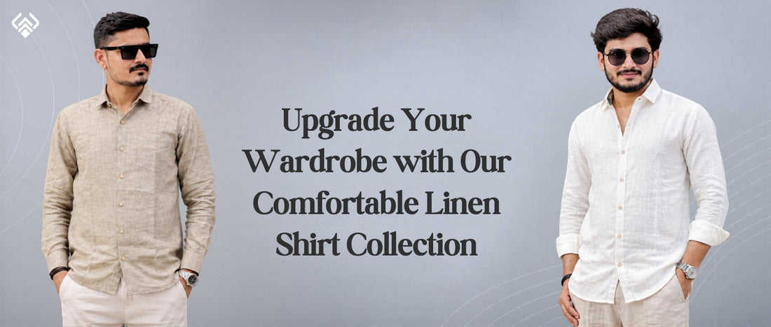 men wearing comfortable linen shirts showcasing breathable fabric clean style and versatile wardrobe upgrade for everyday wear