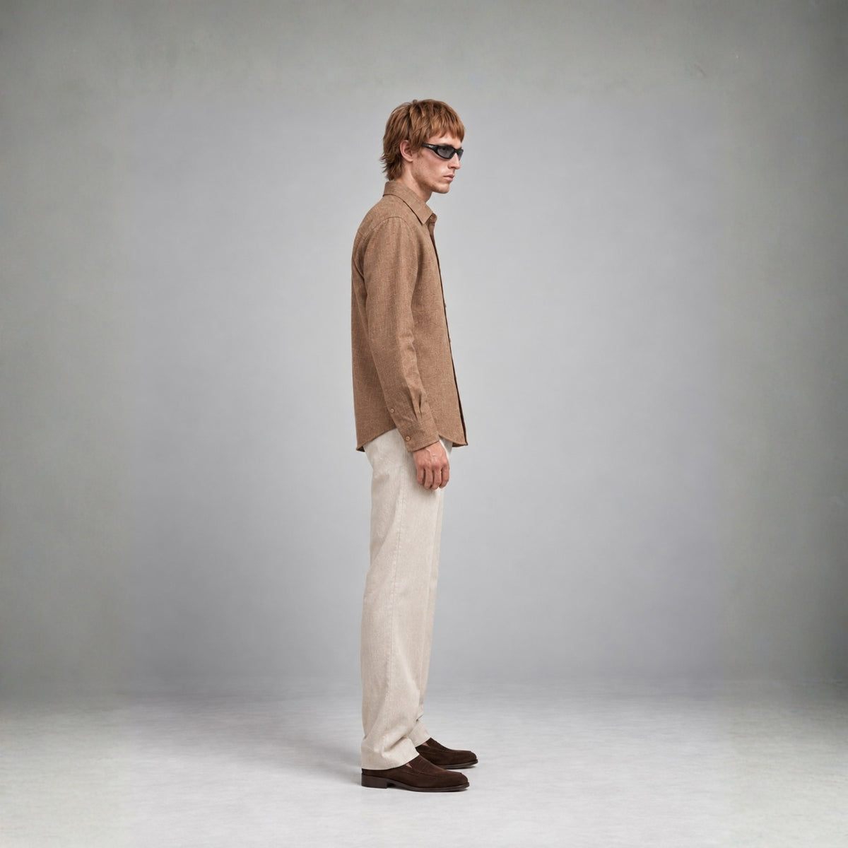 Brown Linen Shirt
