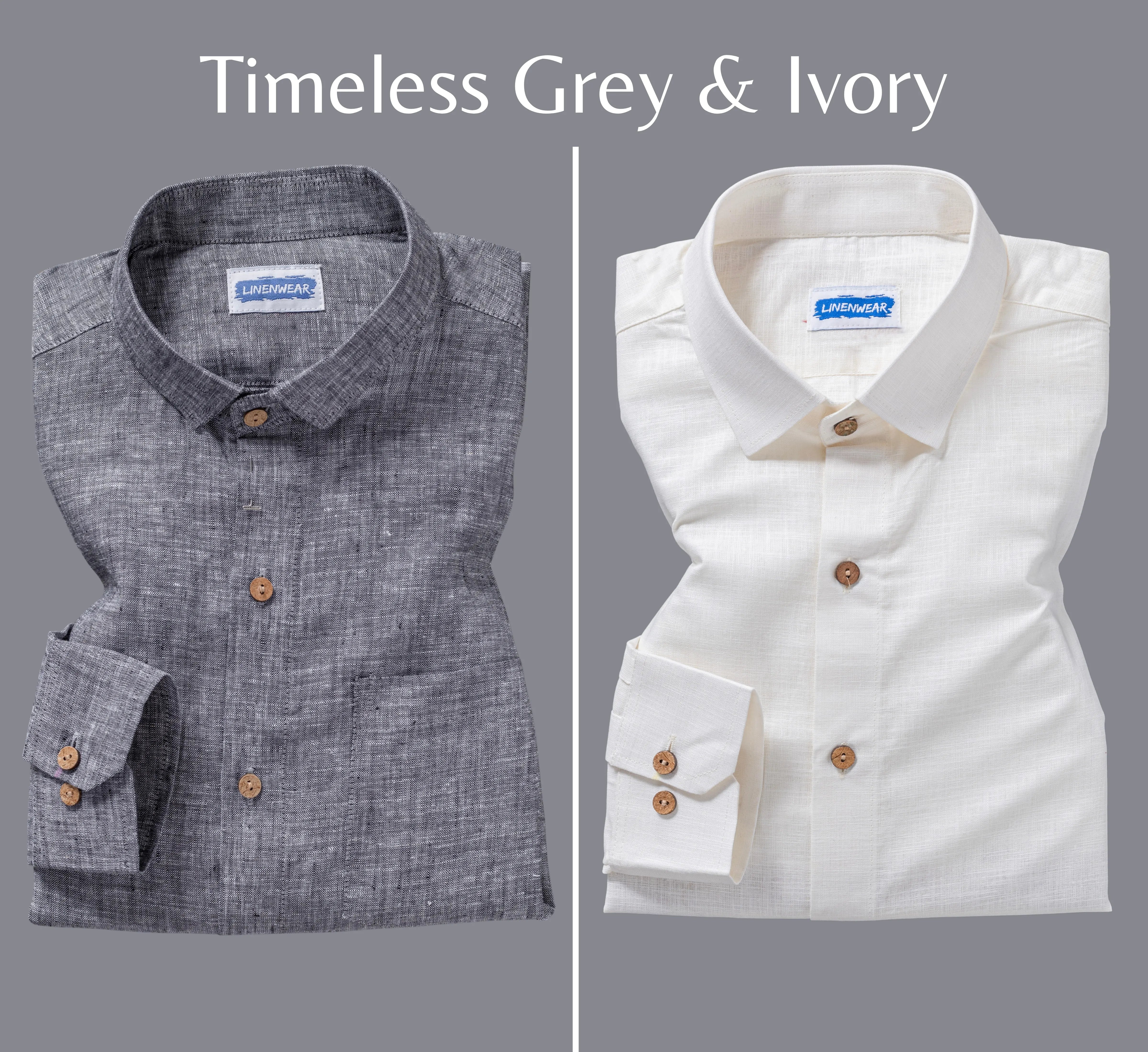 Premium Look Wooden Button Combo Men Shirt