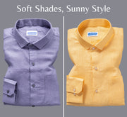 Plain Combo Pure Linen Shirt for Everyday Wear