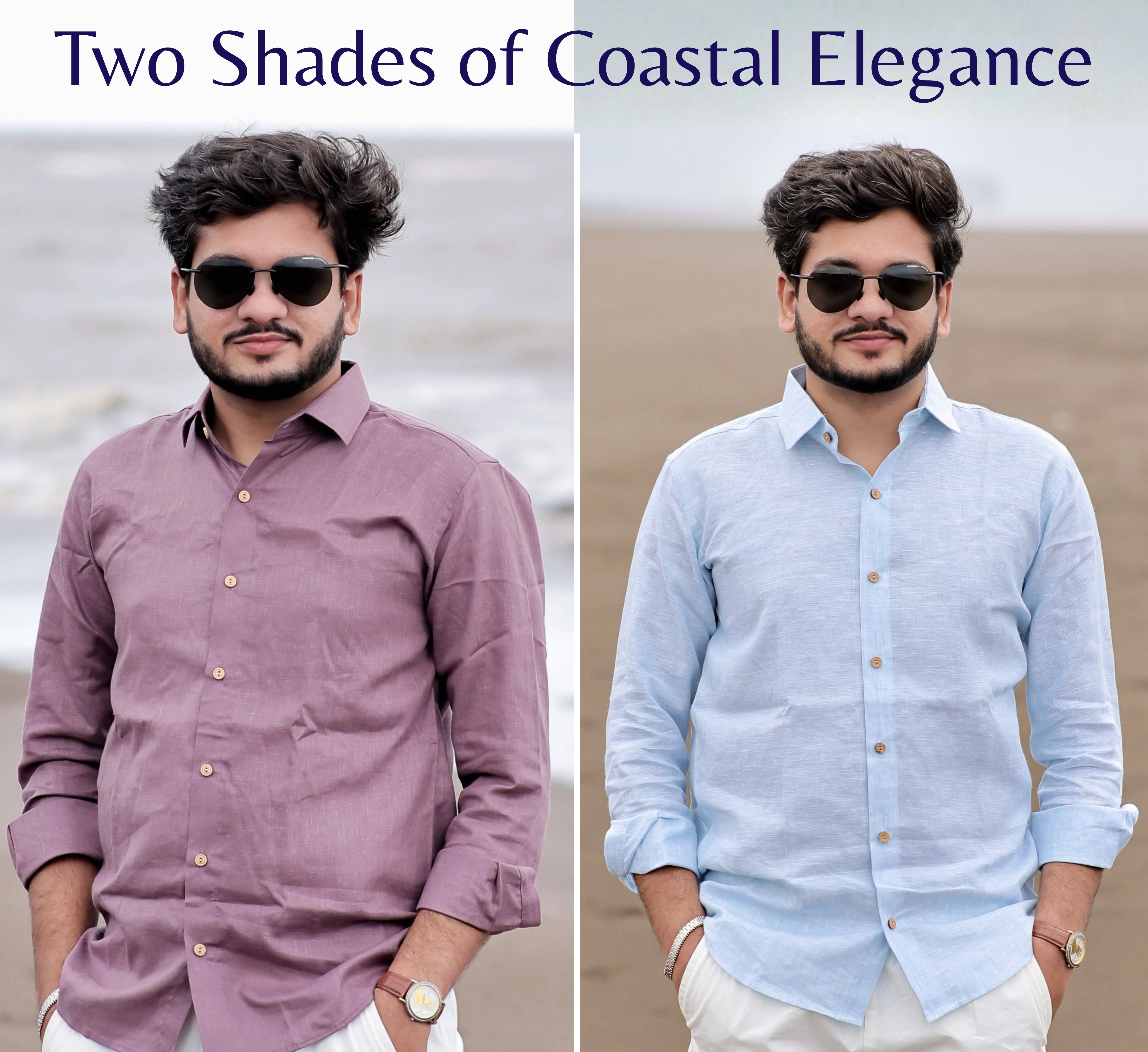 Everyday Wear Plain Design Combo Shirt