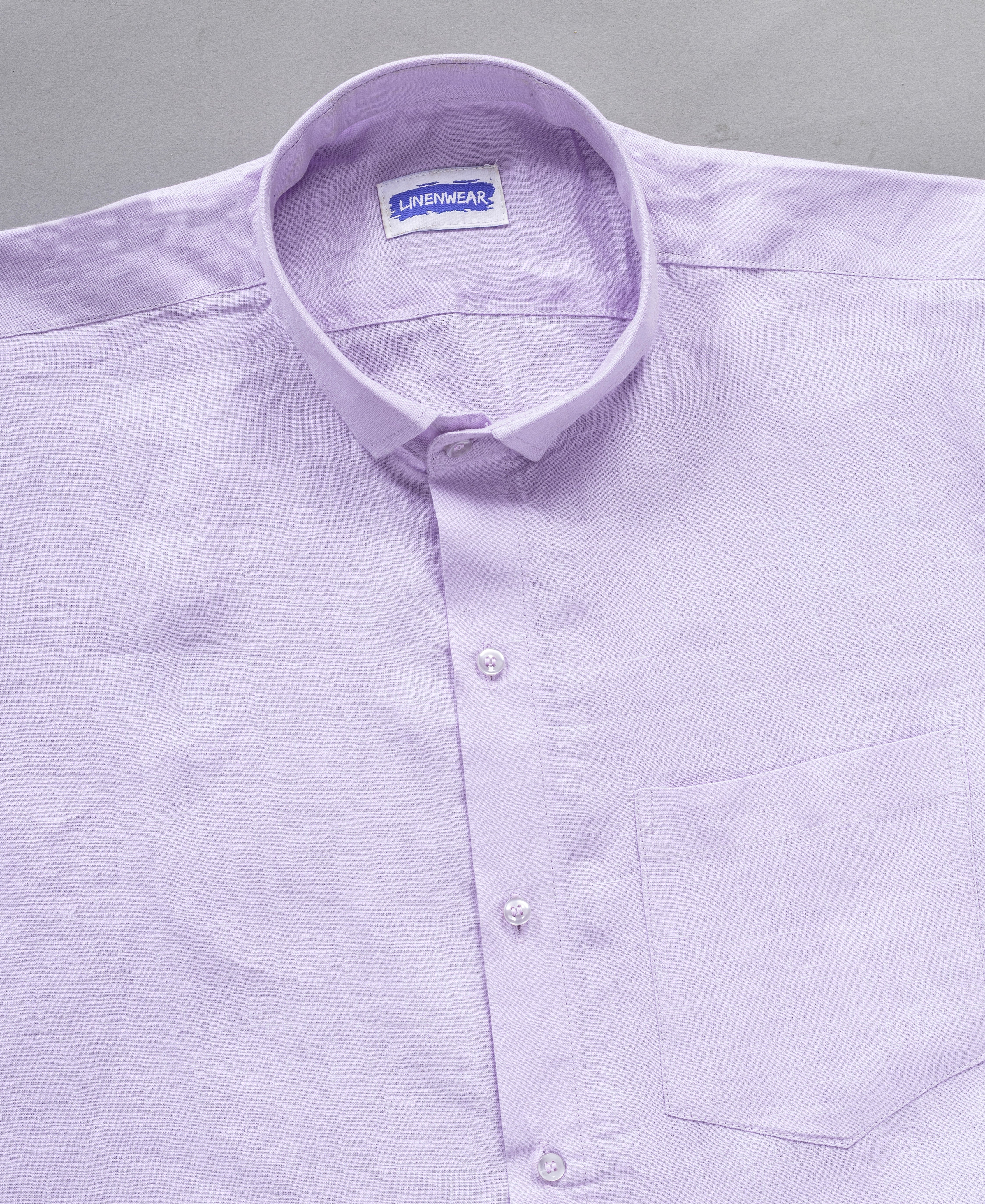 Green and Light Purple Combo Shirt With Pocket