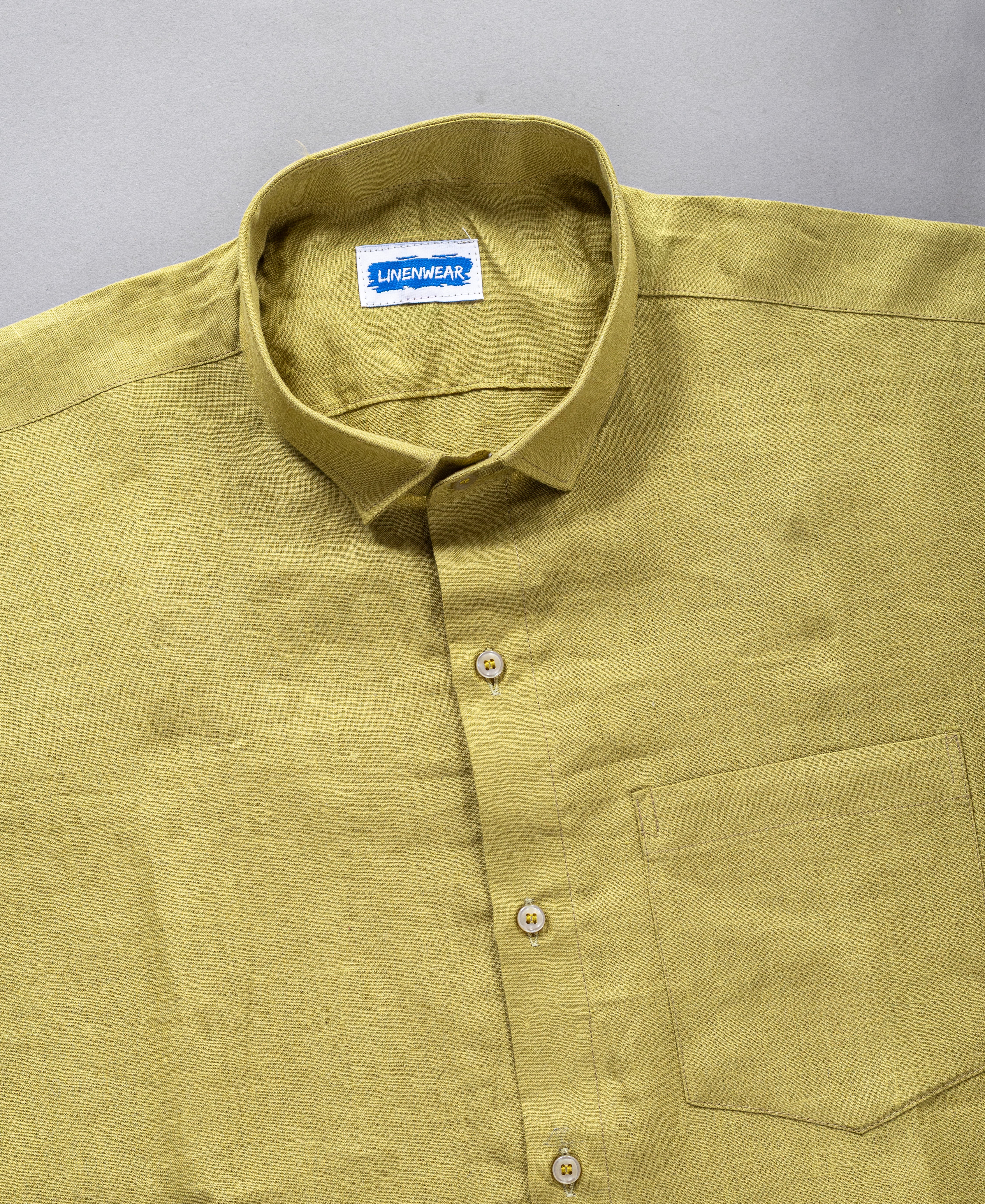 Green and Light Purple Combo Shirt With Pocket