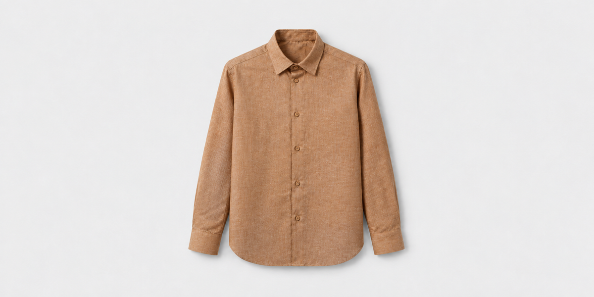 Brown Linen Shirt
