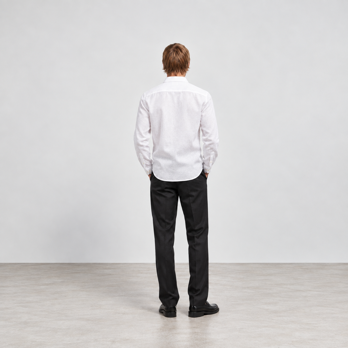 White Cotton Linen Shirt