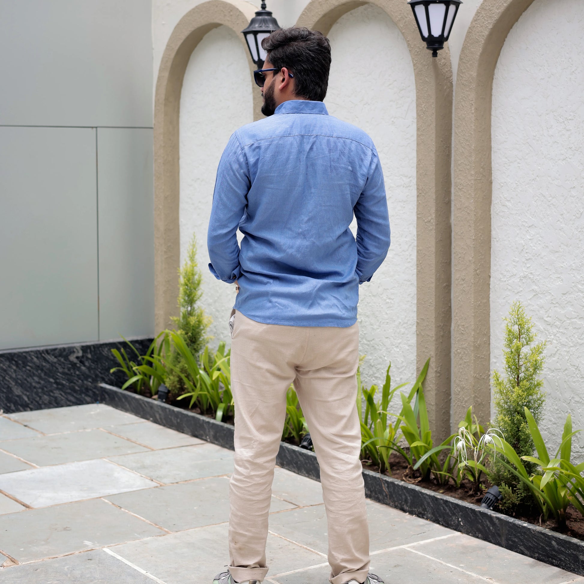 full sleeve linen shirt