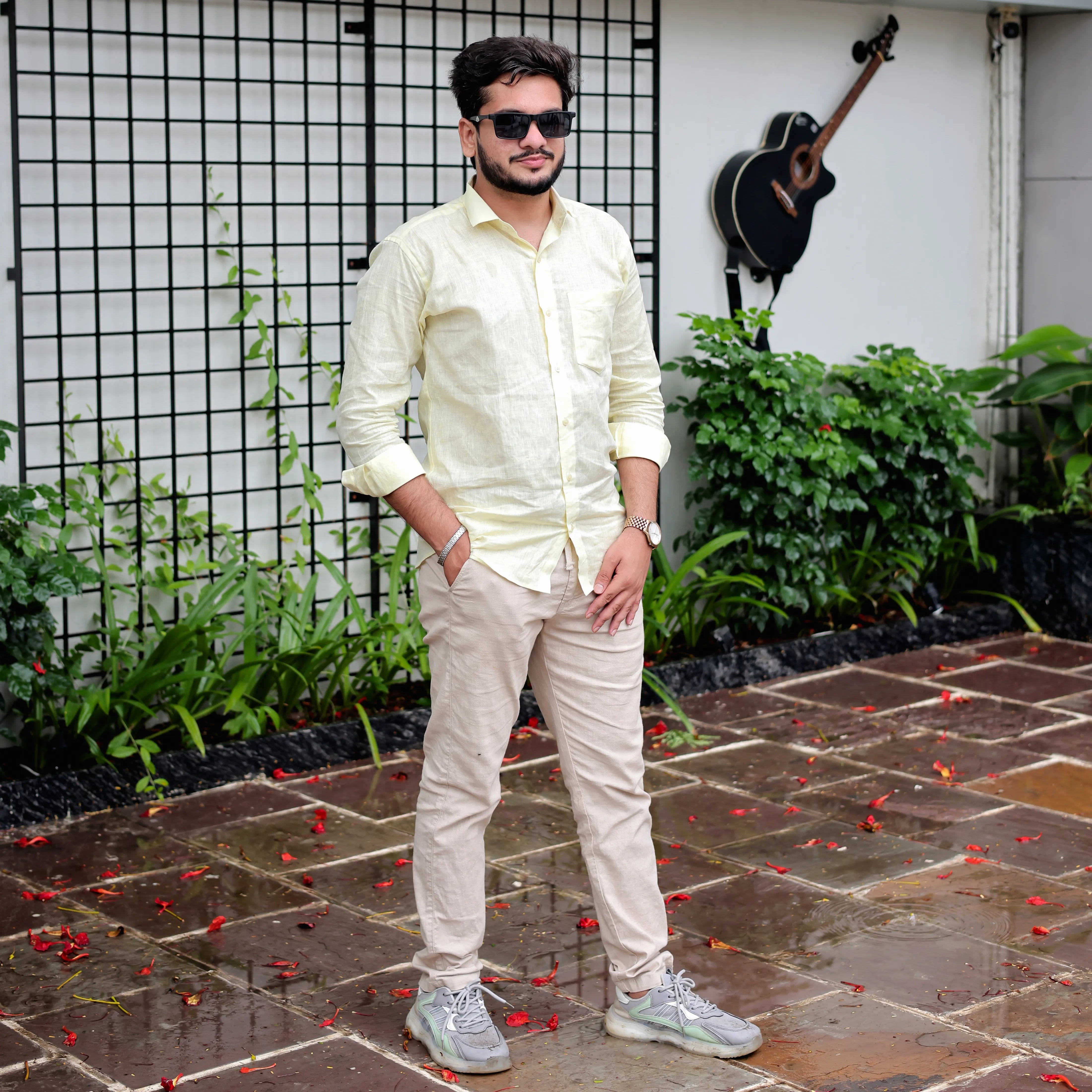 officewear linen shirt