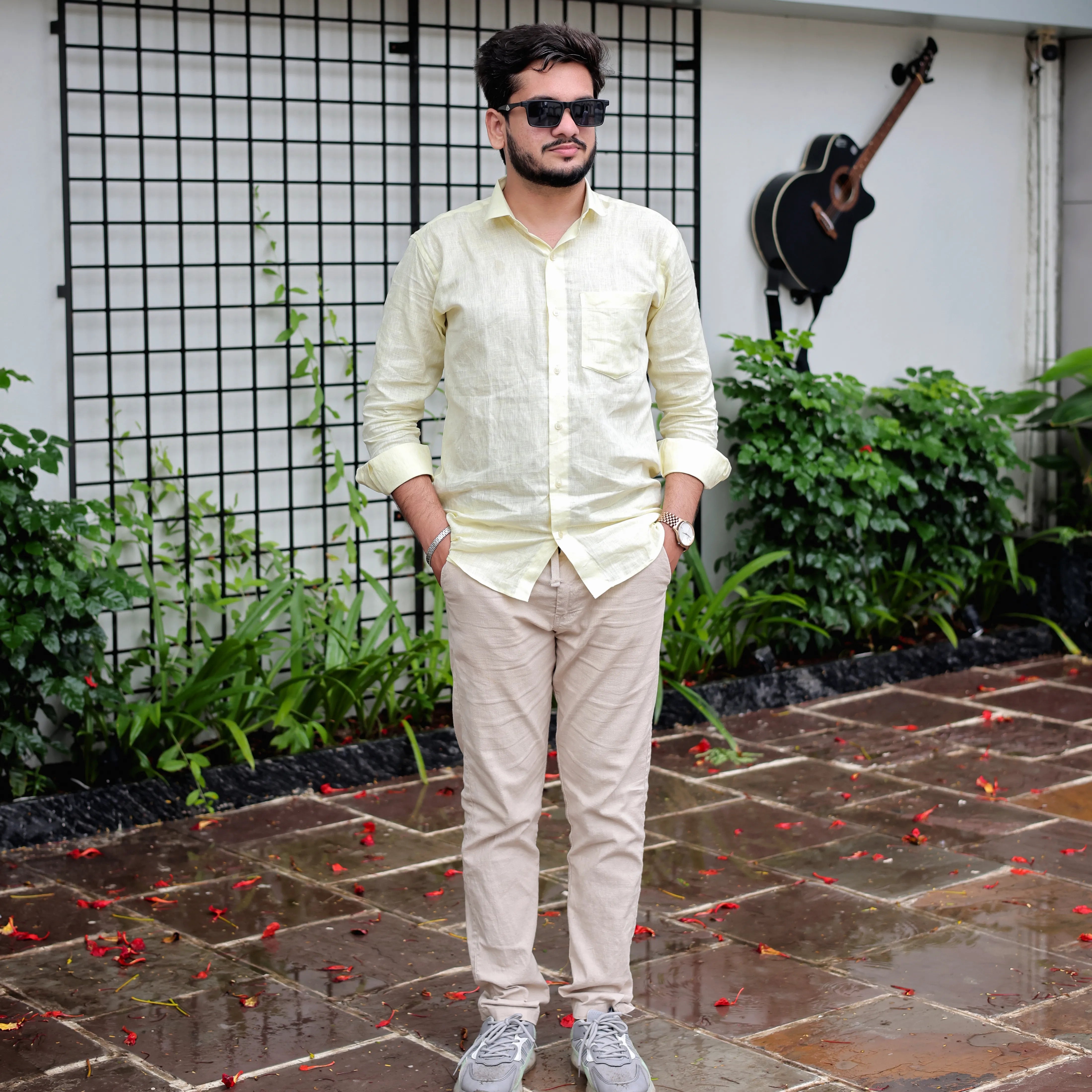 pure linen shirt