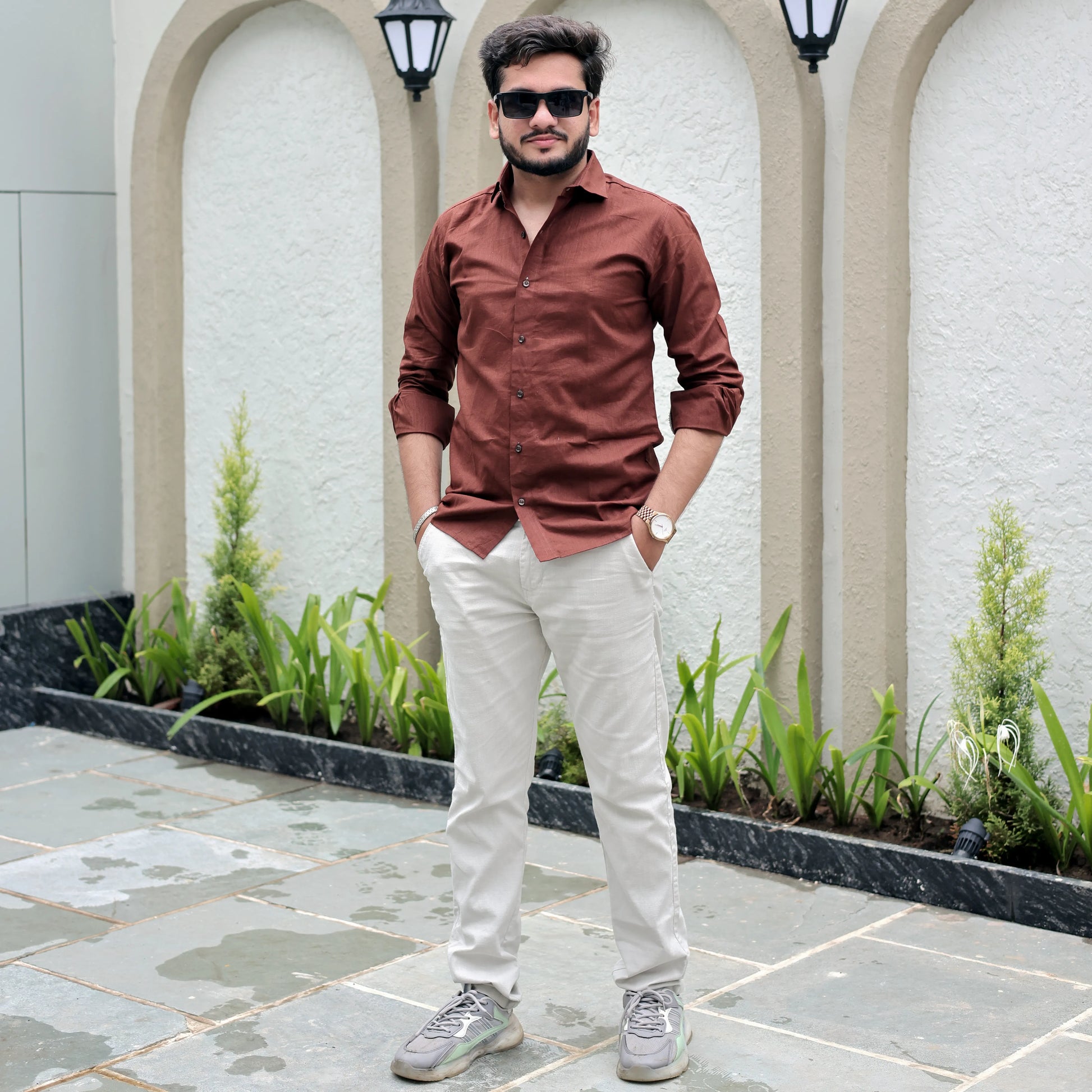 cotton linen shirt