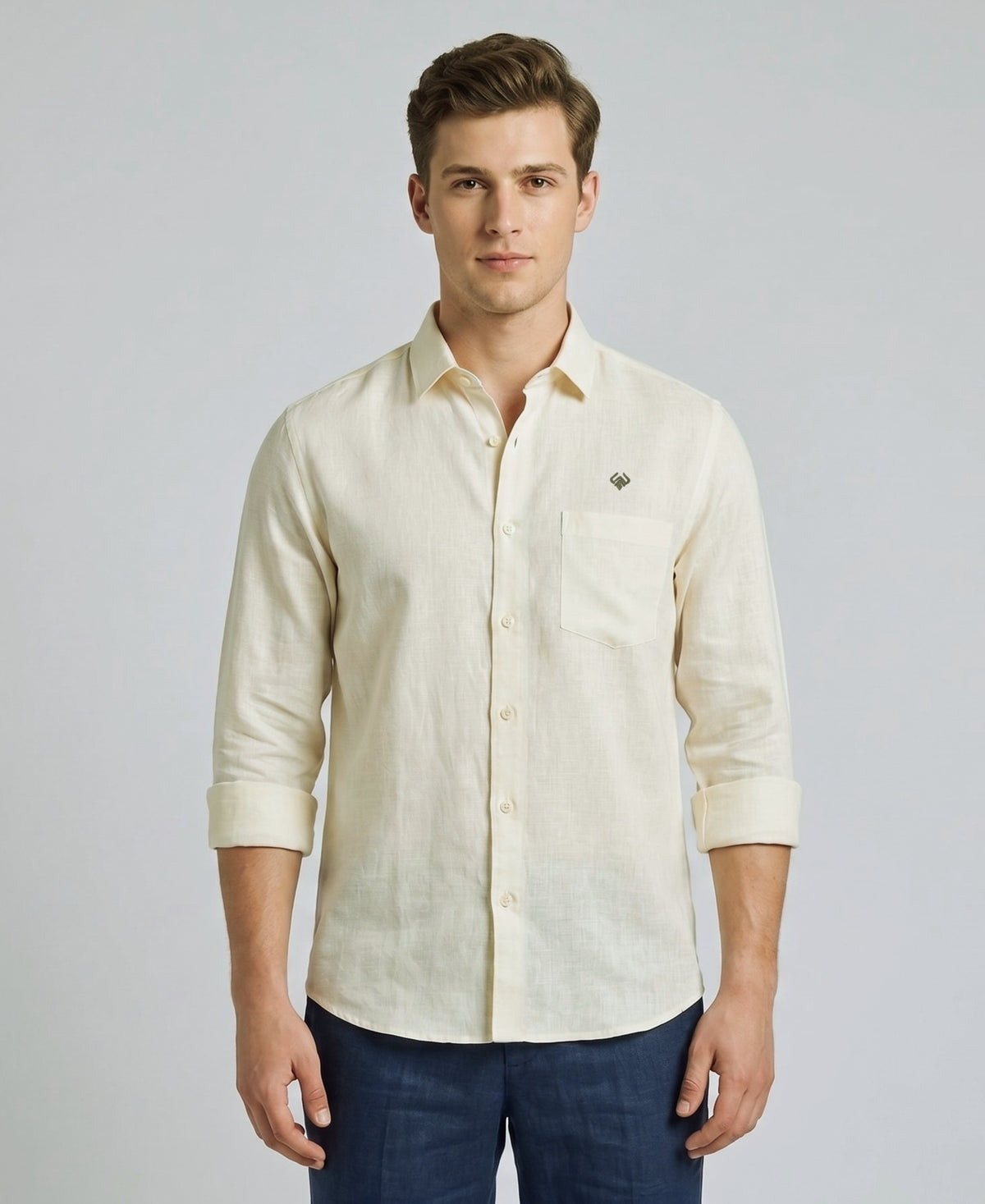 Off White Pure Linen 60 LEA Shirt