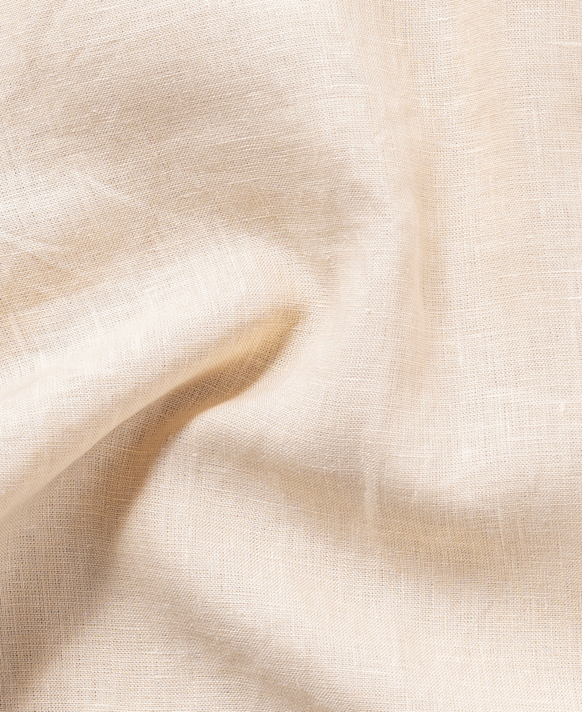 Cream Smart Collar Pure Linen 60 LEA Shirt