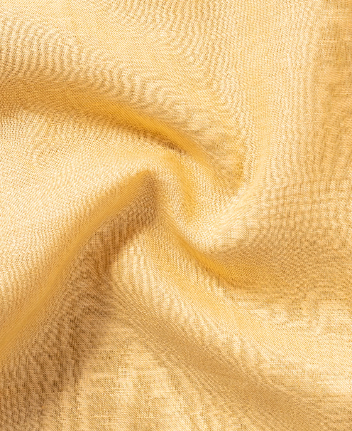 Light Yellow Pure Linen 60 LEA Shirt