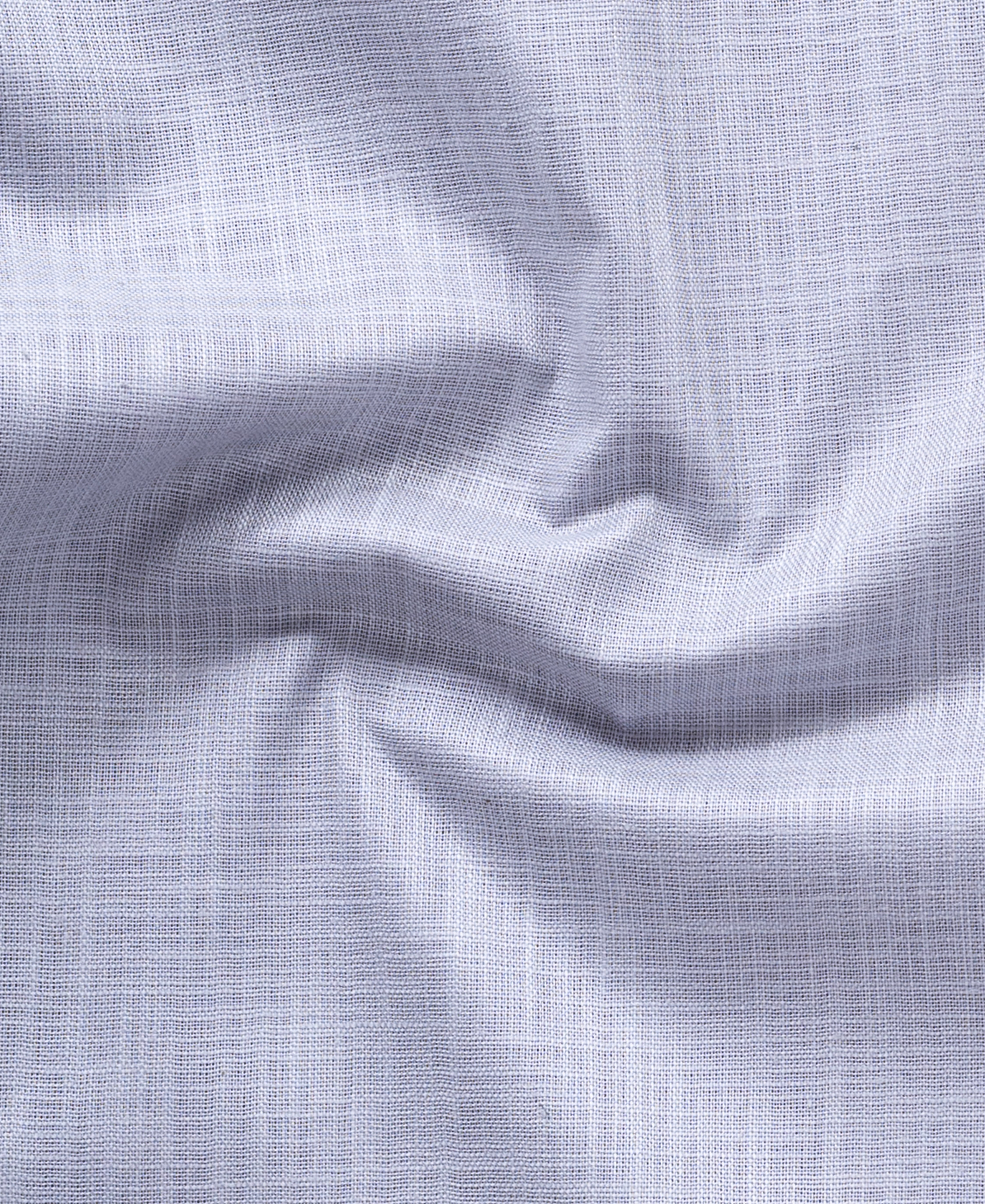 Light Gray Pure Linen Shirt Minimal Design With Wooden Buttons