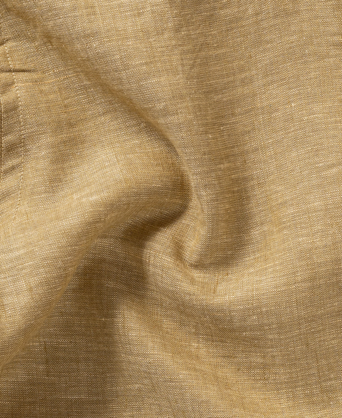 Olive Green Cotton Linen Shirt