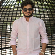 Light pink shirt for men