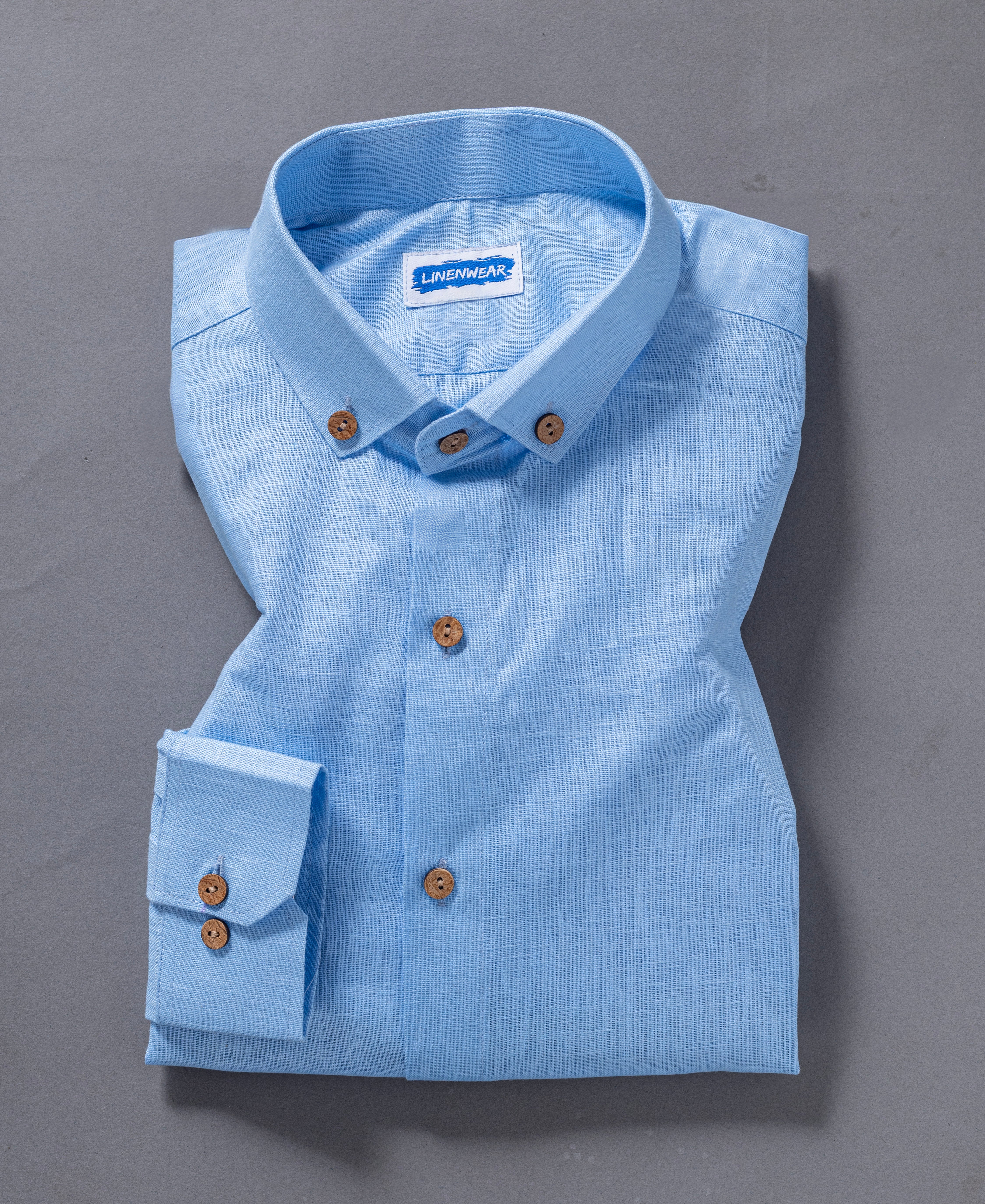 Cotton Linen Full Sleeve Slim Fit Shirt – Cool & Comfortable Summer Wear