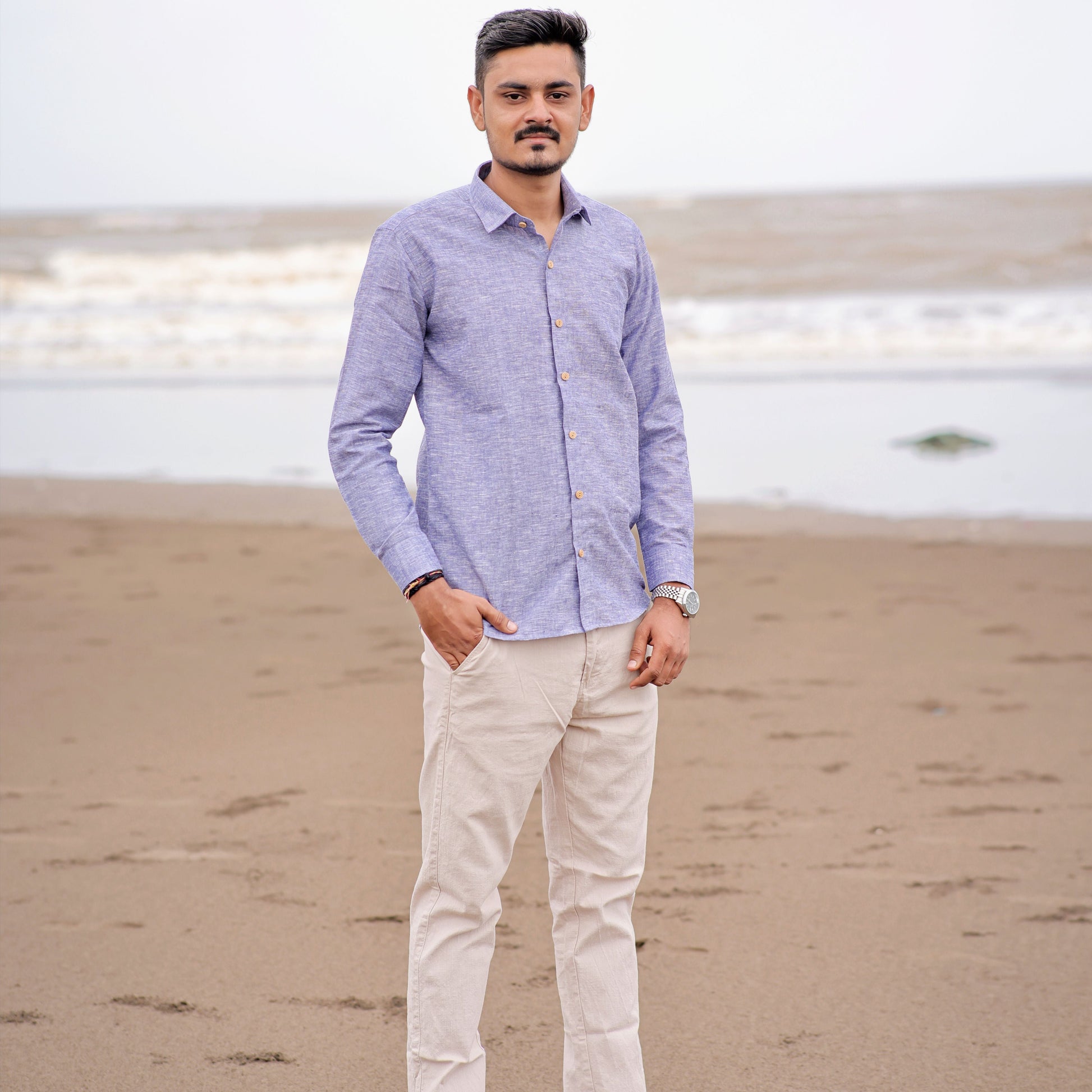 breathable linen shirt