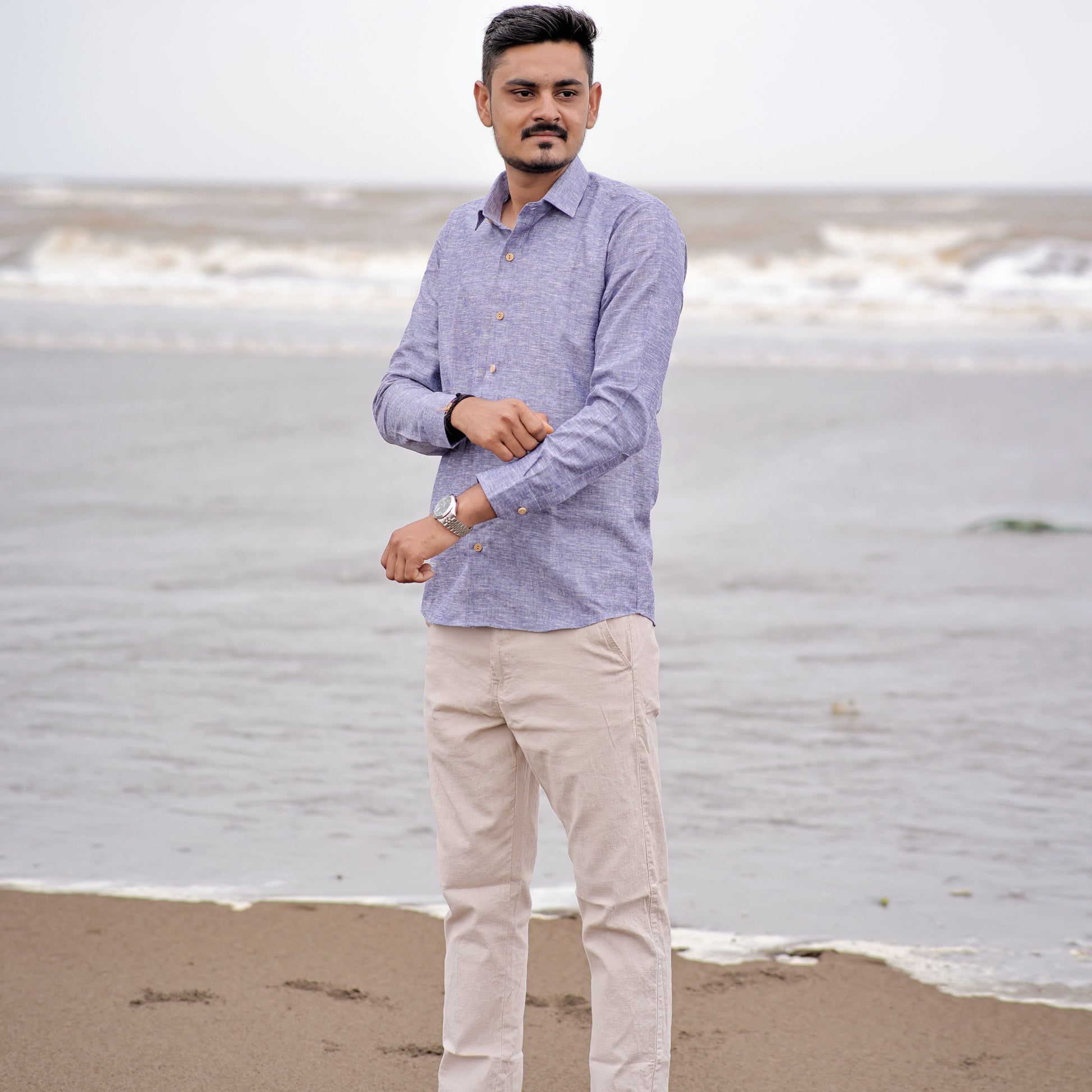 breezy linen shirt