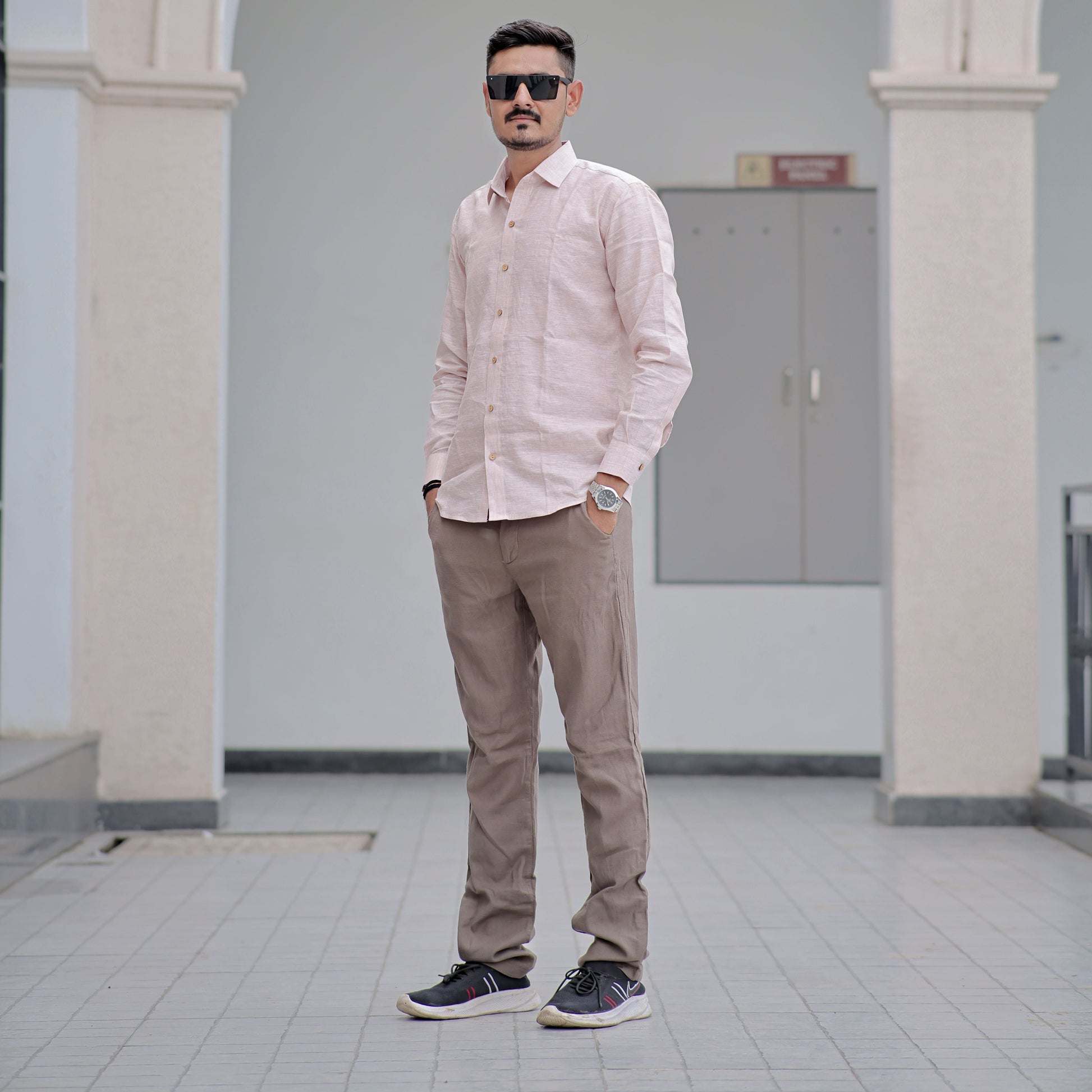formal linen shirt