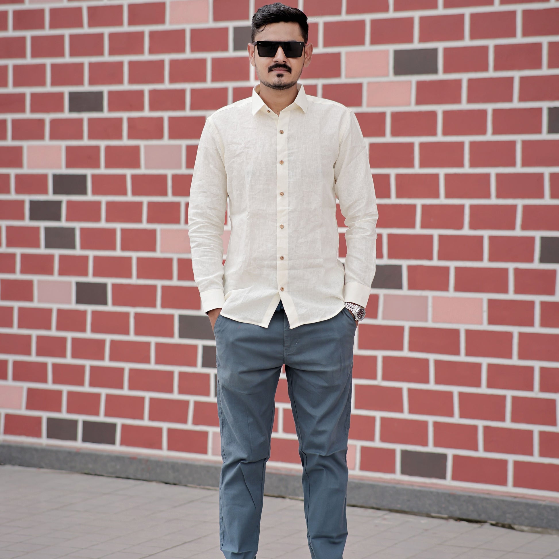 Men’s stylish linen shirt