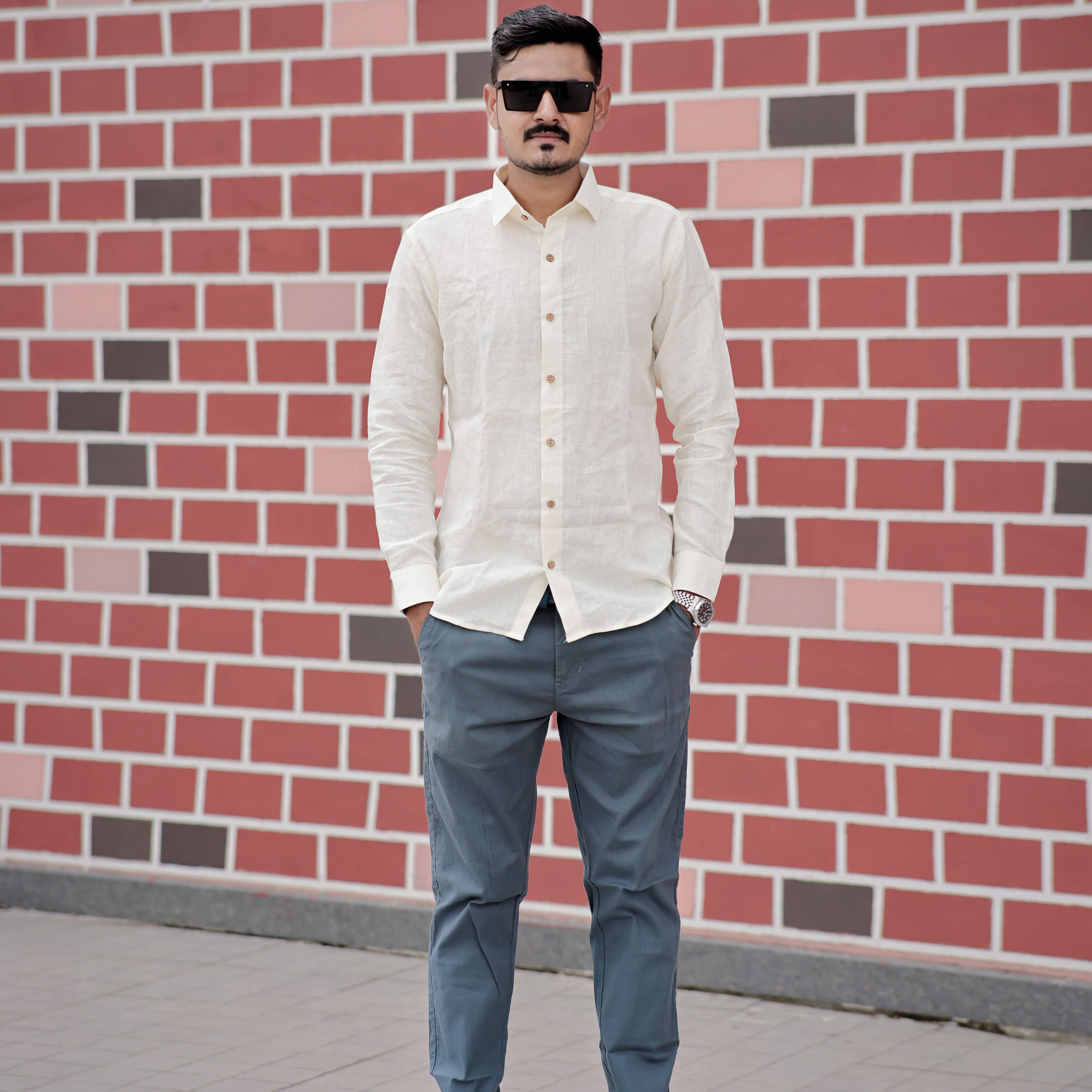 Men’s stylish linen shirt