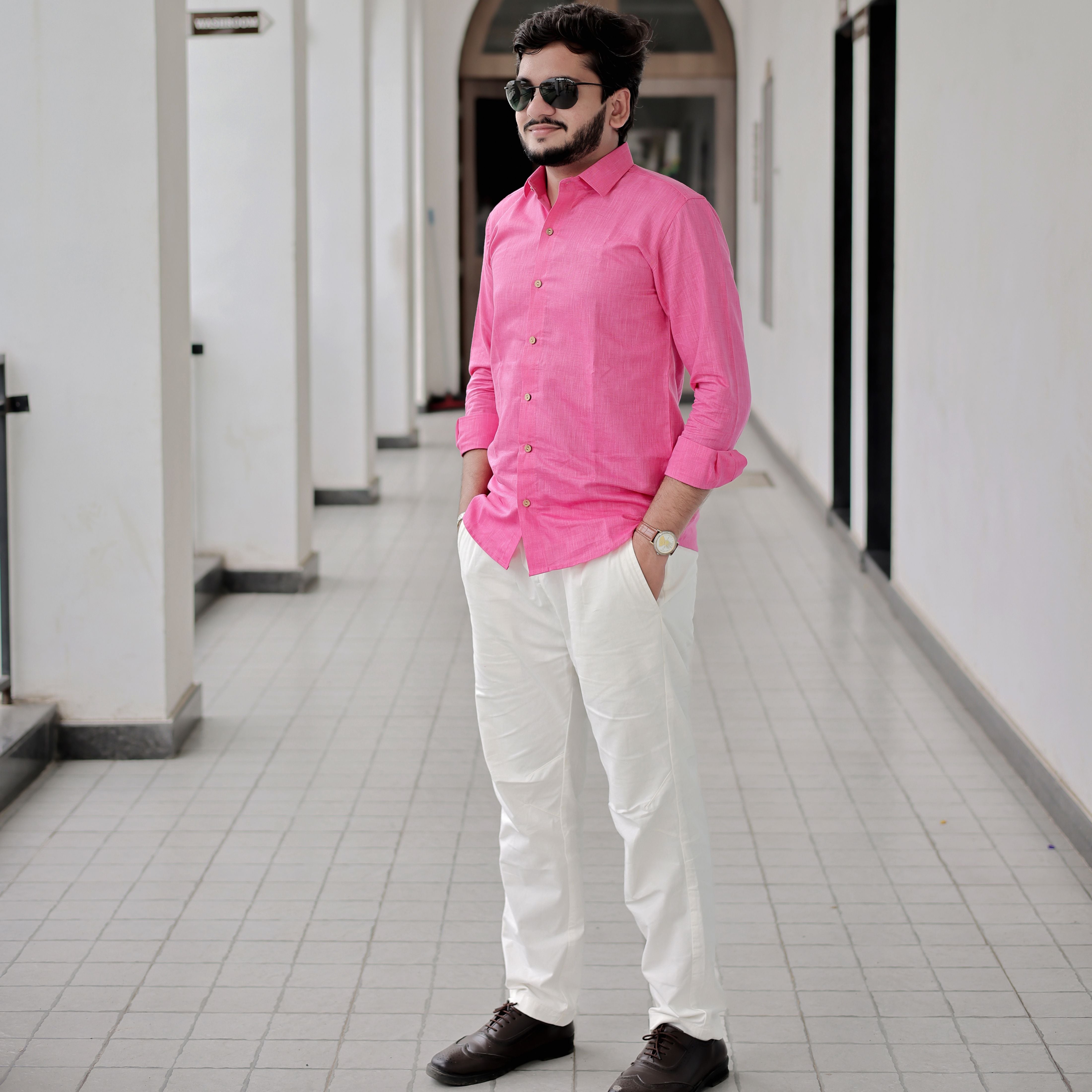 Trendy linen shirt India