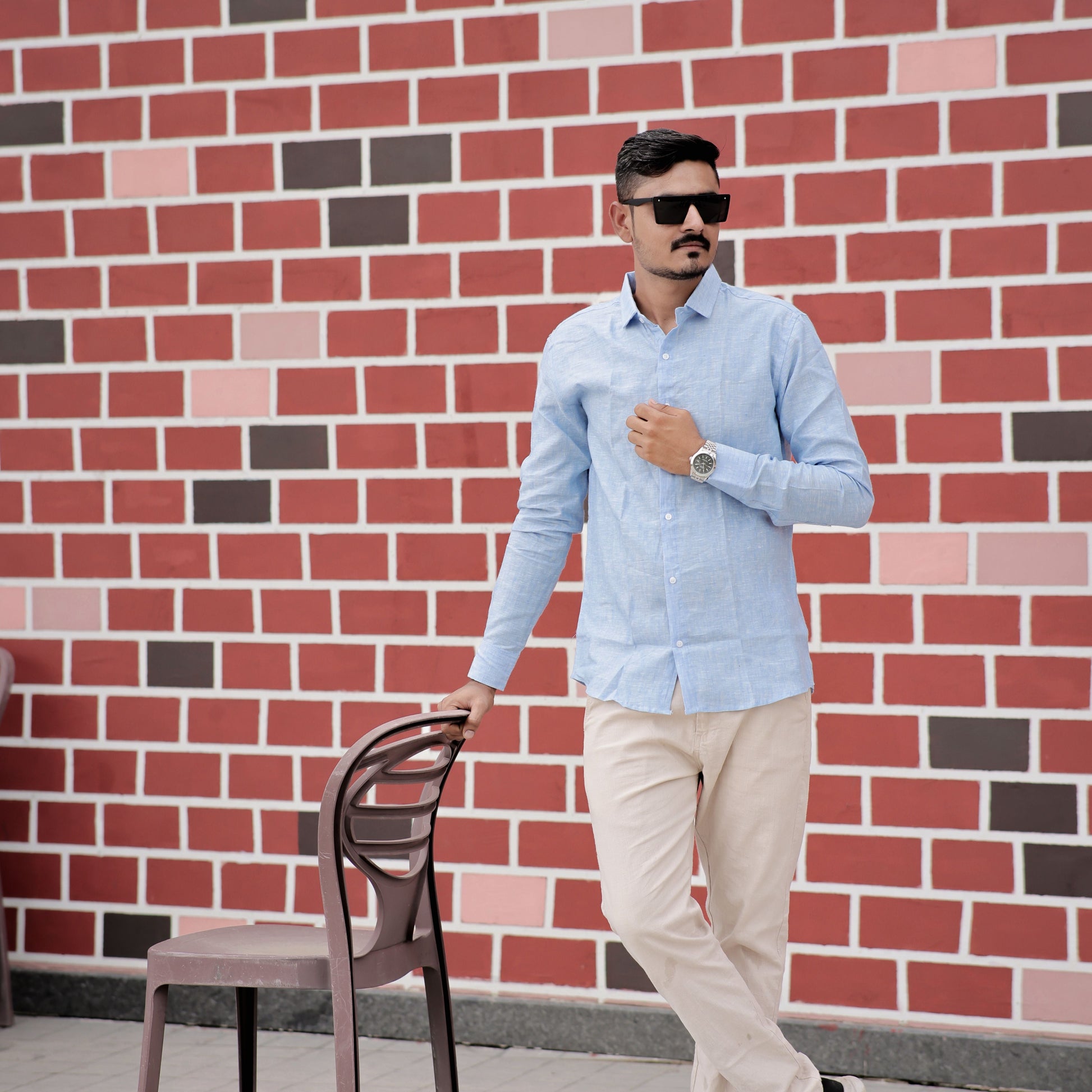 breezy linen shirt