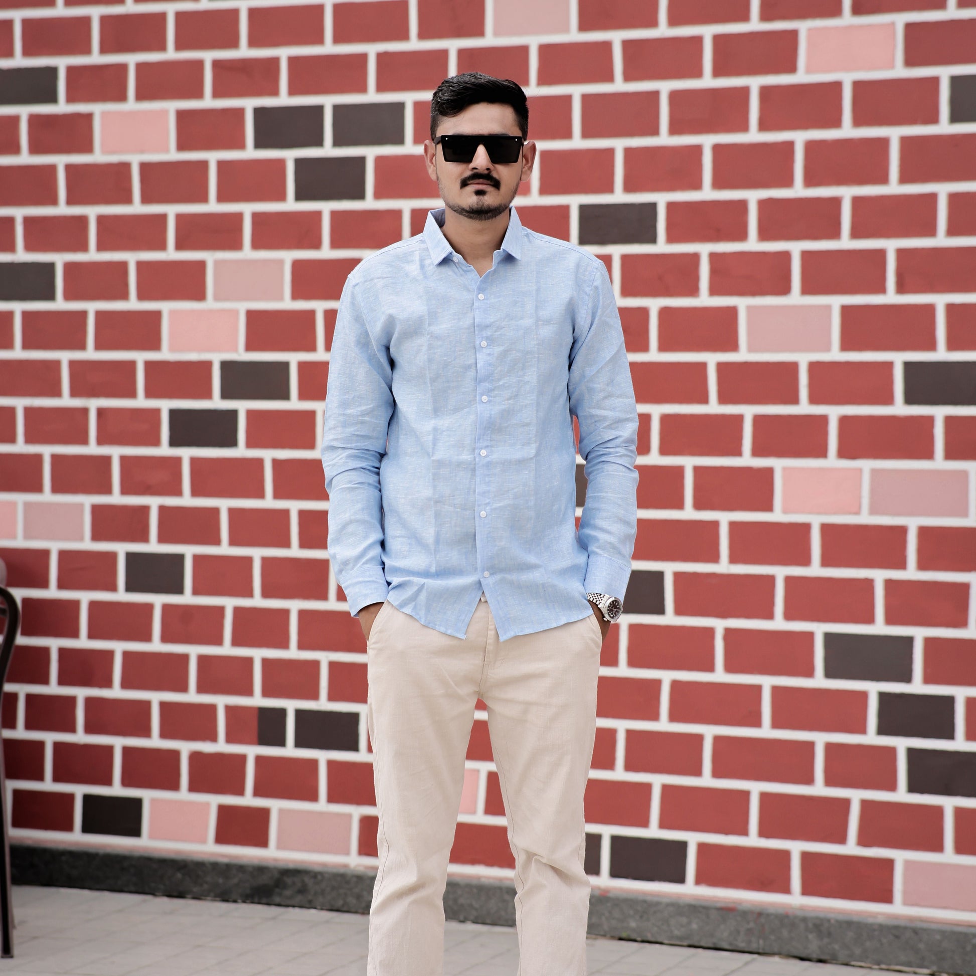 formal casual shirt men