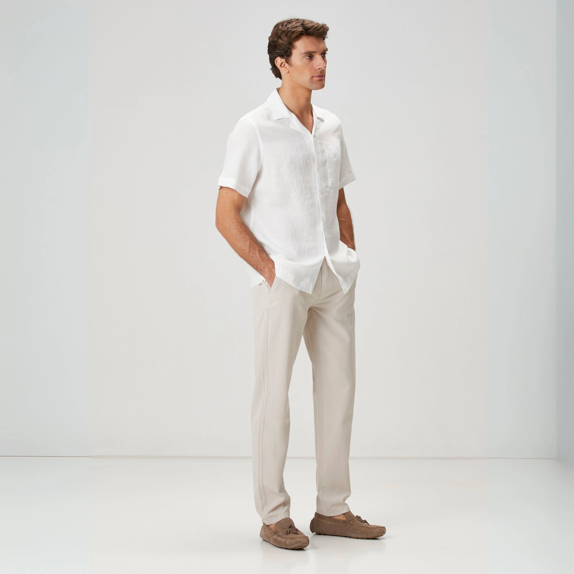 casual men’s linen shirt