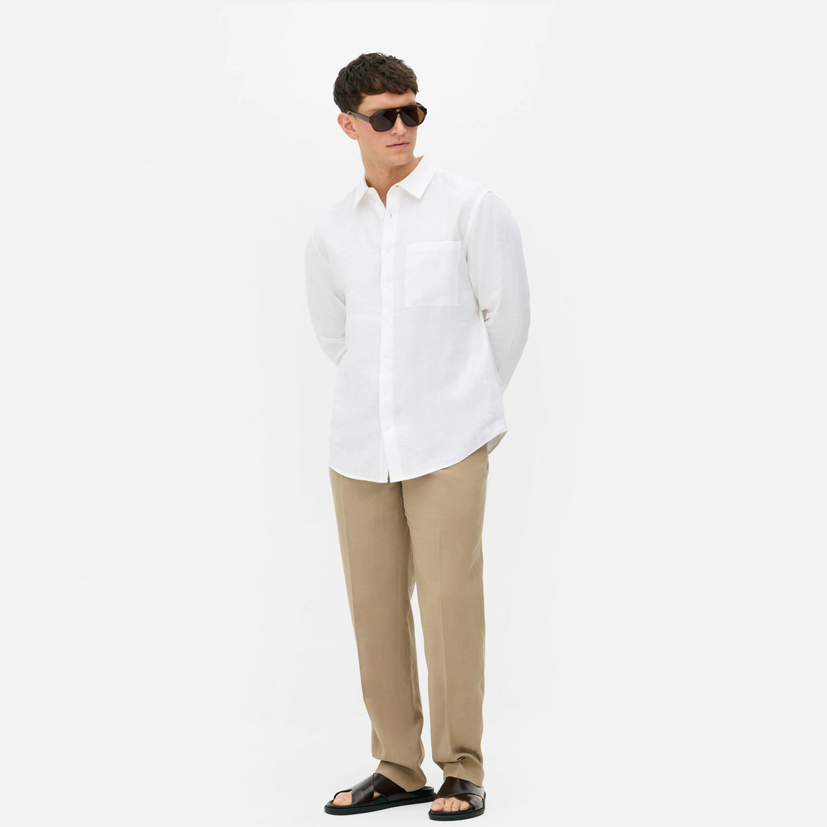 Casual white shirt