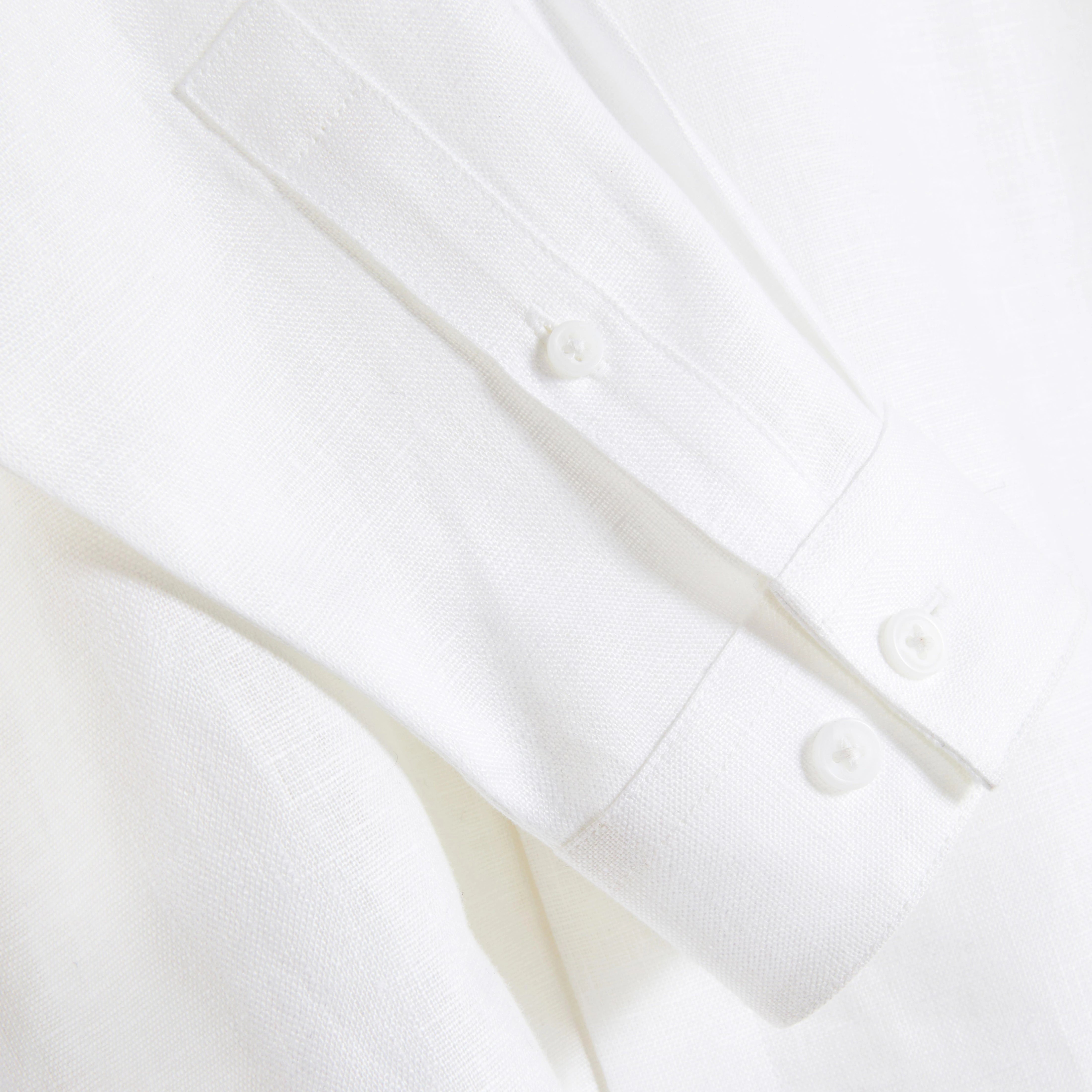 White full-sleeve shirt