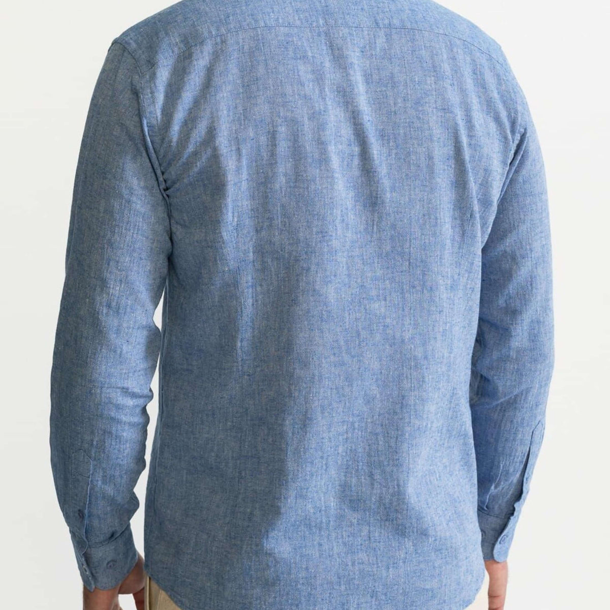Paired with Blue Linen Shirt - Linen Wear