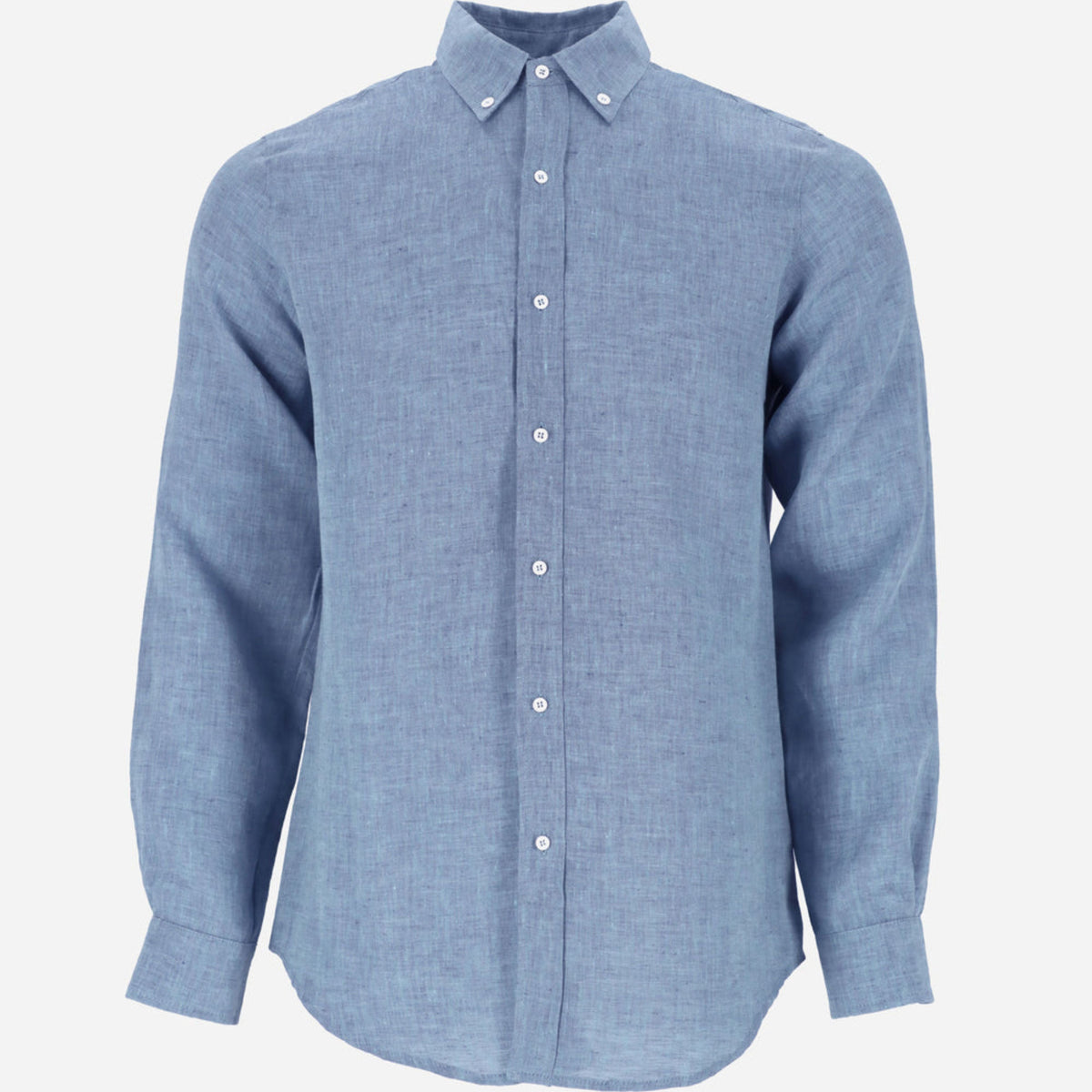 Denim Chambray Linen Shirt - Linen Wear